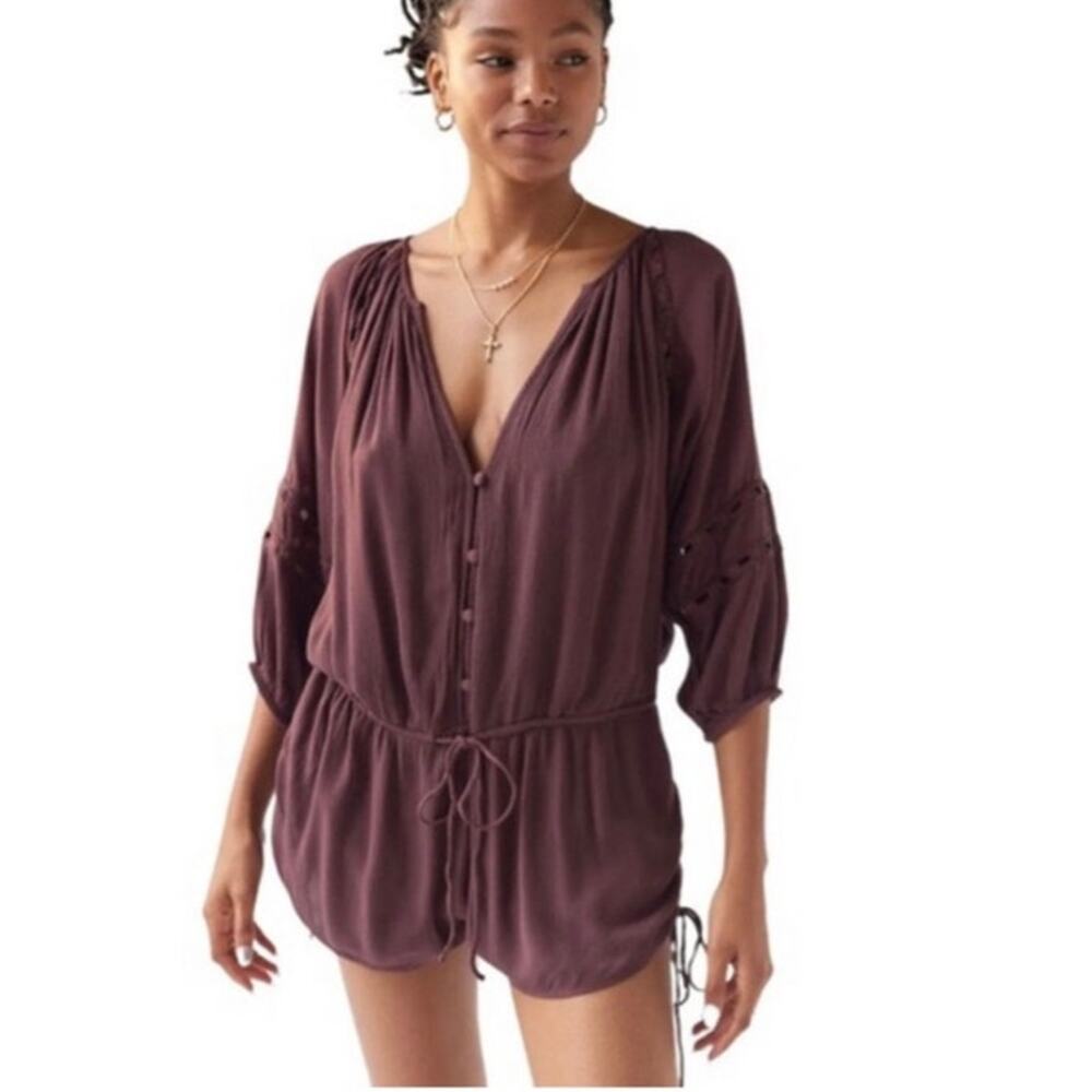 Urban Outfitters June Long Sleeve Romper size M